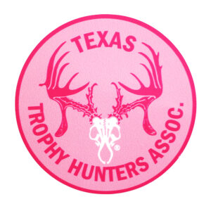 4" PINK TTHA Skull Round Logo Decal