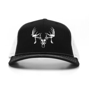 TTHA Poly Skull Center - Blk/White