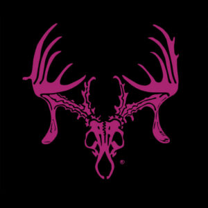 5" PINK Skull Decal
