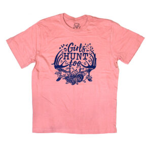 Girls Hunt Too Tee - Pink (Y)