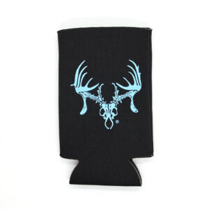 Koozie Tall Black - Blue Skull