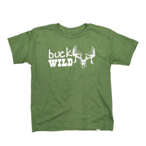 Buck Wild Youth T-Shirt - Green