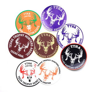 4" Texas Trophy College Chapter Decals