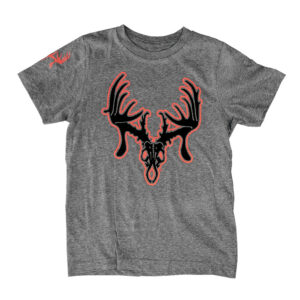 TTHA Skull Outline Youth - Heather