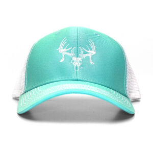 Ladies TTHA Skull Logo - Teal/White