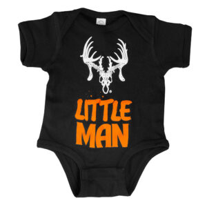 Infant Onesie Little Man - Black