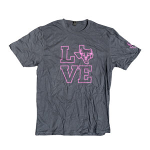 Ladies LOVE S/S Shirt-GRY
