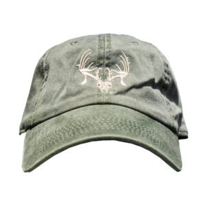 TTHA White Logo Dad Cap - Olive