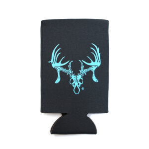 Koozie Tall Grey - Blue Skull
